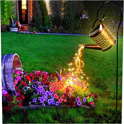 Undreem Udreem Solar Lights Outdoor Decorative, Solar Lantern Outdoor Hanging Waterproof Hollowed-Out Design, Decorative Retro Metal Solar Light with Hook for Garden Table Patio Yard Pathway Walkway