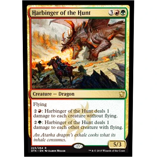 Wizards of the Coast Magic The Gathering - Harbinger of The Hunt (223/264) - Dragons of Tarkir