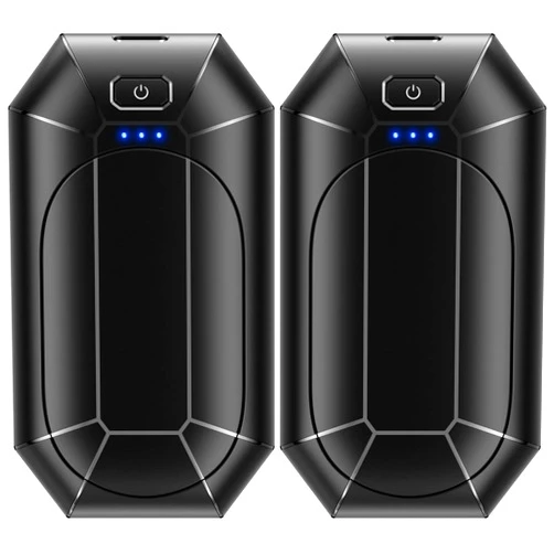 Dnaleao Hand Warmers Rechargeable, Dnaleao 2 Pack 4000mAh Electric Portable Pocket Heater, Heat Therapy Great for Outdoors, Hunting, Golf, Camping, Warm Gifts