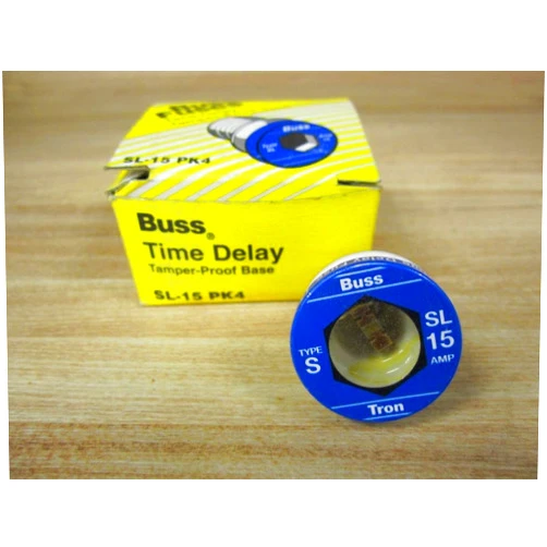 Bussmann SL-15 Time Delay Buss Fuse SL15 (Pack of 4)