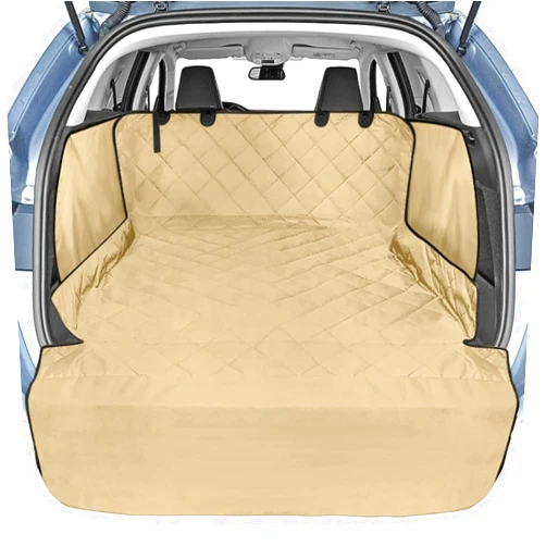 Veckle Cargo Liner, SUV Cargo Cover for Dogs with Side Flaps Hammock Water Resistant Nonslip Dog Seat Cover Cargo Area Protector Scratchproof for SUVs Sedans Vans