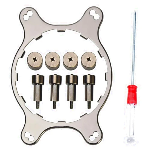 DKARDU AM4 AMD Mounting Bracket Cooler Water Series Kit, CPU Cooling Fan Bracket for Corsair Hydro H55 H75 H80I V2 H100i V2 H115i H90 H105, with Screwdriver