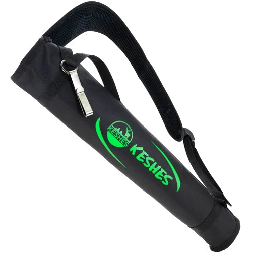 KESHES Archery Back Arrow Quiver Holder - Adjustable Quiver for Arrows with Shoulder Strap and Belt Clip - Ideal for Bow Hunting & Target Practice for Youth & Adults