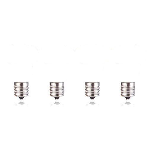 YMZM (PACK OF 4)BR14 R14 E17 LED Bulb, 3W (30W equivalent), 3000K (Warm White), CRI 85+, Wide Flood Light Bulb for Ceiling fan, 120° Beam Angle, Not-Dimmable