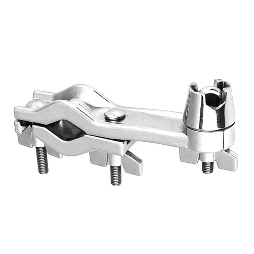 Jiayouy Cymbal Clamp Boom Arm Mount Bracket Holder Musical Percussion Drum Set Accessory Silver