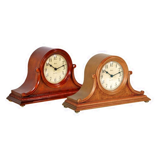Qwirly Store: German Scottsville Quartz Mantel Clock by Hermle #21132I92114 | Oak