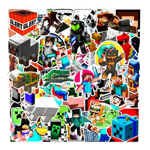 Generic 100 Pcs Mini Game Stickers for Boy Waterproof Vinyl Video Game Stickers Merch for Party Supplies Decorations Favors, Vinyl Decal Luggage Case Phone Laptop Water Bottle Guitar Skateboard Adults Gaming
