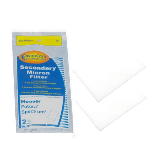 EnviroCare 1 Set Hoover #38765009 Secondary Filter Futura Spectrum Canister Vacuum