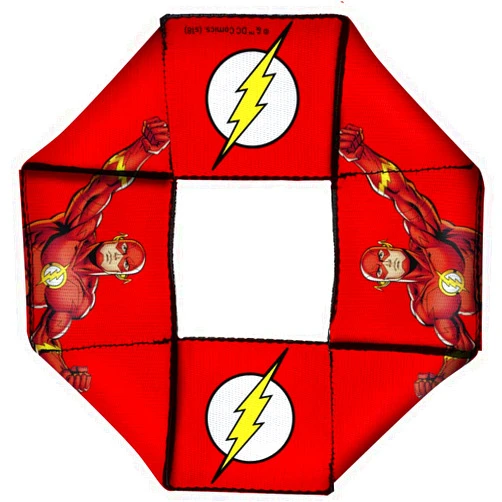 Buckle-Down Dog Toy Octagon Flyer Flash Pose Flash Icon Red