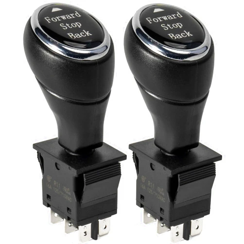 ToiCottage 2 Pcs 6V 12volt 24V Compatible with Power Wheels Forward Stop Back Shift Switch Accessories, Electric car for Kids Replacement Parts forward reverse switch for kids car toy forward stop reverse switch