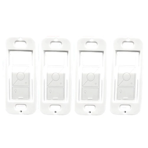 Recycled Brand Wallplate Brackets for Lutron Caseta Pico Remote, 4-Pack – Seamless Remote Snap-in Installation Wall Bracket for Lutron Smart Switch, Durable Wall Mount Design for Lutron Pico Remote