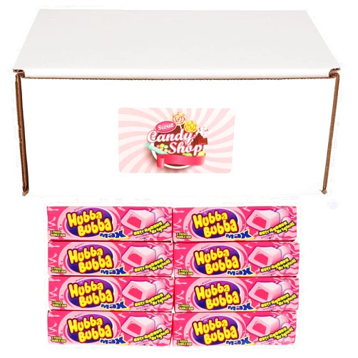 SECRET CANDY SHOP Hubba Bubba Max Bubble Gum (Outrageous Original flavor) (Pack of 8, total of 40 pieces)