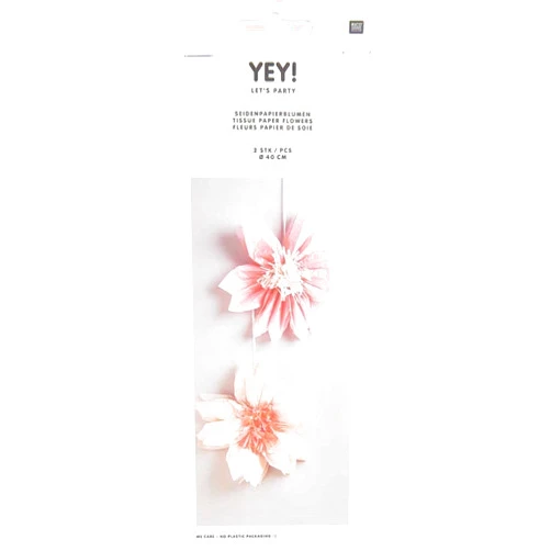 Rico Design 2 Cherry Blossoms in Tissue Paper, Sakura 40 cm