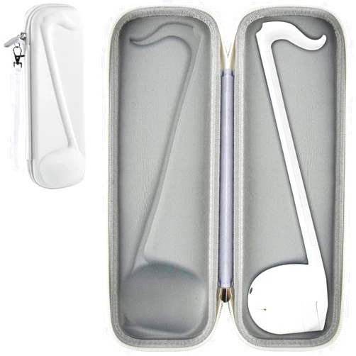 Casmilee Case Compatible with Otamatone [English Edition] Japanese Electronic Musical Instrument Portable Synthesizer, Instrumental Music Toy Storage Holder for Otamatone Regular Size (Box Only) (White)