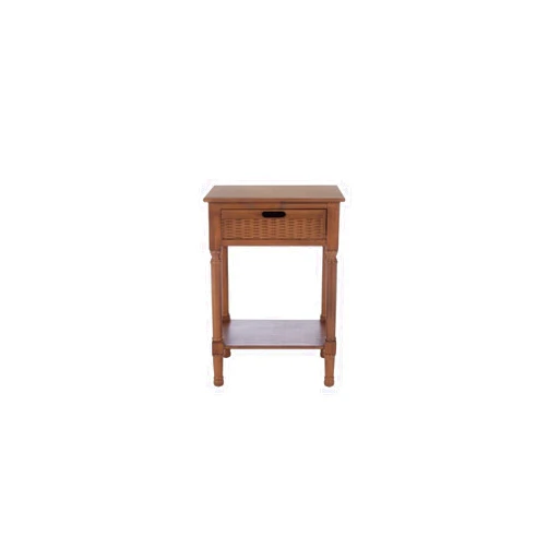 Safavieh Home Collection Landers Brown 1-Drawer Bottom Shelf Accent Table ACC5708C, 0