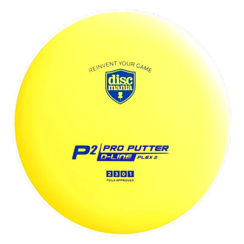 Discmania D-line P2 Flex 2 Disc Golf Putter 173-176g (Colors May Vary)
