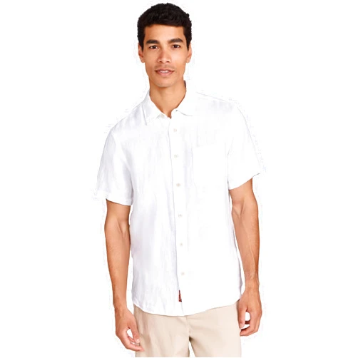 Faherty Men's Palma Linen Short Sleeve Shirt