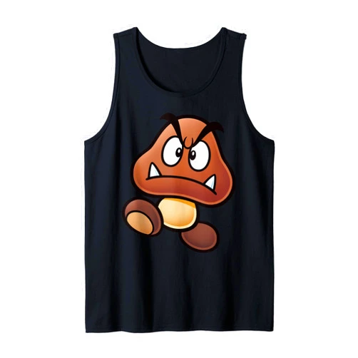 Super Mario Goomba Big Face Tank Top