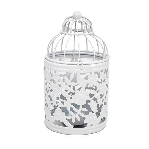 XPLVKWRQJ Glass Candle Lanterns,Decorative Candle Lanterns,Hm Vicyy Decorative Candle Lanterns,Bird Cage Metal Hollow Out Decorative,Garden Candle Lantern,Birdcage Iron Candle Holder Hanging Lantern(D