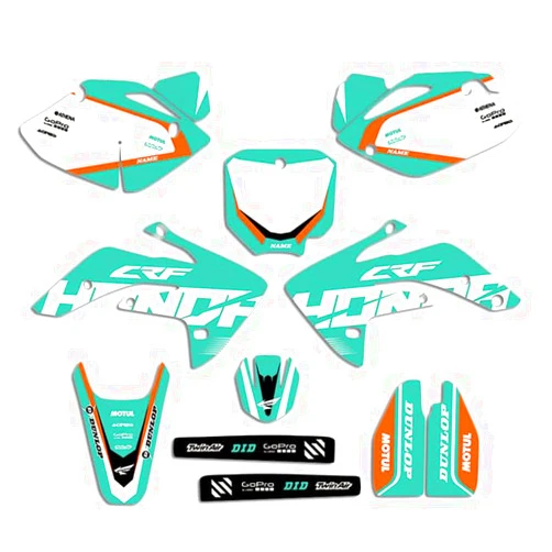 ENARUI Graphics Kit Decals Stickers for 2007-2023 Honda CRF150R CRF 150R 150 R and Free Custom Number