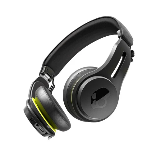 Skullcandy Icon ANC On-Ear Active Noise Cancelling Wireless Bluetooth Headphones, 60 Hr Battery, Microphone, Works with iPhone Android - Black