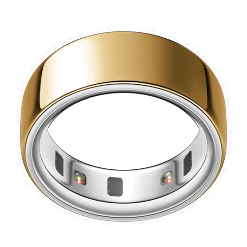 Oura Ring 4 - Gold - Size 9 - Smart Ring - Size First with Oura Ring 4 Sizing Kit - Sleep Tracking Wearable - Heart Rate - Fitness Tracker - Up to 8 Days of Battery Life