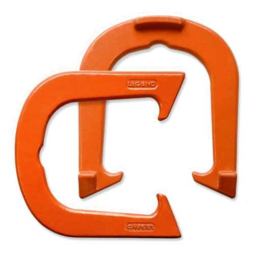 Legend Horseshoes Legend Professional Pitching Horseshoes - NHPA Sanctioned for Tournament Play - Drop Forged Construction - One Pair (2 Shoes)