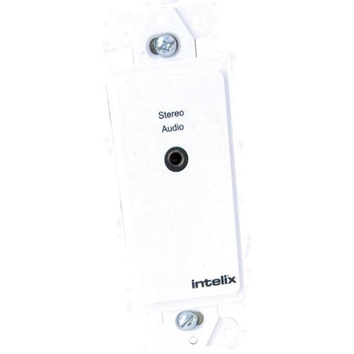 Intelix AVO-A2MINI-WP-F Analog Stereo Audio Wall Plate Balun, 3.5mm