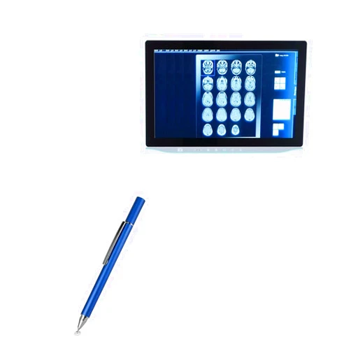 BoxWave Stylus Pen Compatible with Axiomtek MPC153-834 (Stylus Pen FineTouch Capacitive Stylus, Super Precise Stylus Pen for Axiomtek MPC153-834 - Lunar Blue