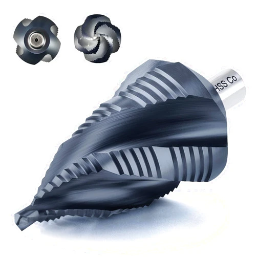 ZELCAN 19 Sizes M35 Step Drill Bit, 3/16