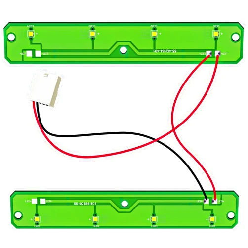 HPUY W11043011 Refrigerator LED Light Compatible with Whirlpool Kenmore Maytag Amana Ikea Refrigerator LED Light Module Replace W10866538 WRX735SDBM04 WRX735SDHZ00 WRX735SDHZ02 WRX735SDHZ04