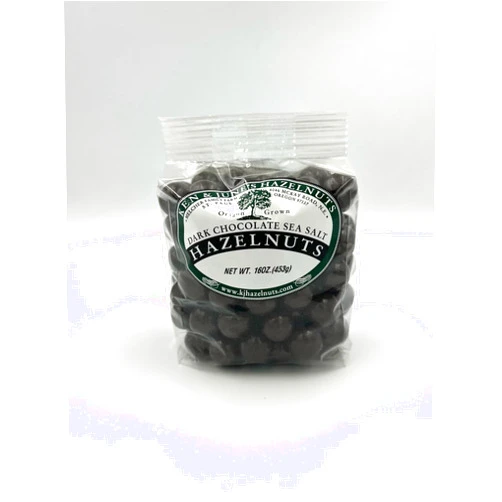 Ken and June's Hazelnuts Dark Chocolate Sea Salt Hazelnuts -16oz