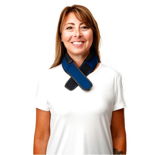 FlexiFreeze Cooling Collar - Personal Neck Cooling Ice Wrap (Navy Blue)