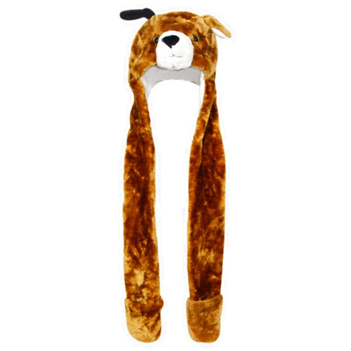 Bioterti Plush Novelty Animal Hat: One Size Fits All Adults & Children/Soft, Warm Beanie Hat