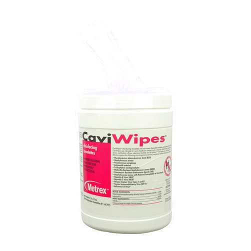 CaviWipes Metrex Disinfecting Towelettes Canister Wipes, 160 Count