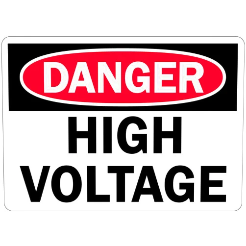 SmartSign Plastic OSHA Safety Sign, Legend 