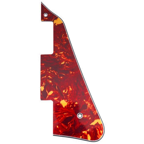 Musiclily Electric Guitar Pickguard Compatible with USA Les Paul Modern Style,4Ply Vintage Tortoise