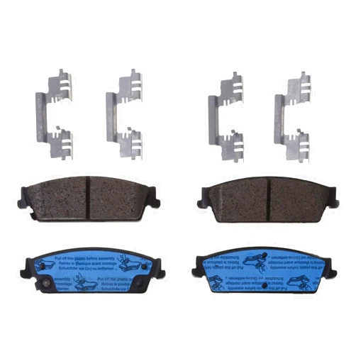 Surestop Rear Brake Pad Set 2-Wheel Set Compatible with 2007-2013 Chevrolet Silverado 1500, 2007-2014 Tahoe, 2007-2013 Avalanche, Fits 2007-2013 GMC Sierra 1500