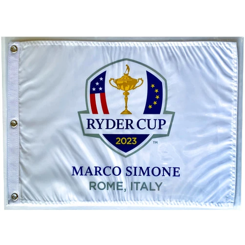 Pga 2023 Ryder Cup Flag Marco simone golf silkscreen logo pga new