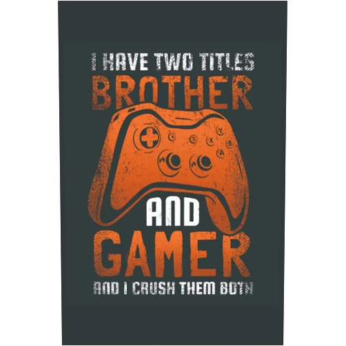 German Edition by Lucas C. Falls (Author) I have two titles - Brother and Gamer - And i rock them both: Lustiges Gaming Outfit Spruch für Gamer Bruder - Geschenk für Zocker und Gamer - ... 6x9 in (15.24 x 22.86 cm) A5 (German Edition)