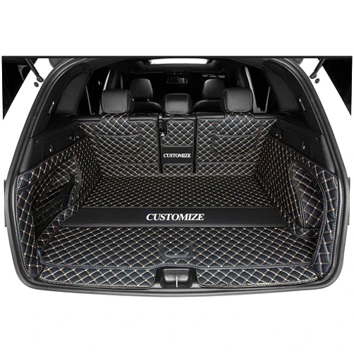 Worth-Mats Full Coverage Trunk Mat for Jaguar F-PACE Rear Trunk Liner Cargo Mat Boot Tray Cargo Boot Pet Liner Waterproof(Black)
