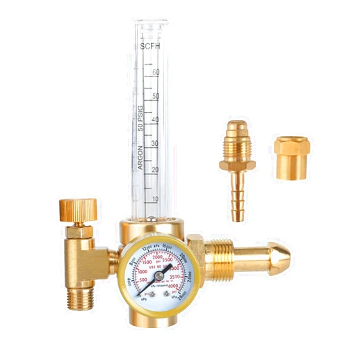BETOOLL Argon/CO2 Mig Tig Flow Meter Gas Regulator Gauge Welding Weld, CGA580 Inlet Connection