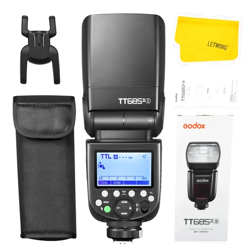 Godox TT685II-S Flash for Sony Cameras - 2.4G TTL Speedlight, HSS 1/8000s, GN60, Quick-Release Lock, TCM Instant Conversion, External Compatible