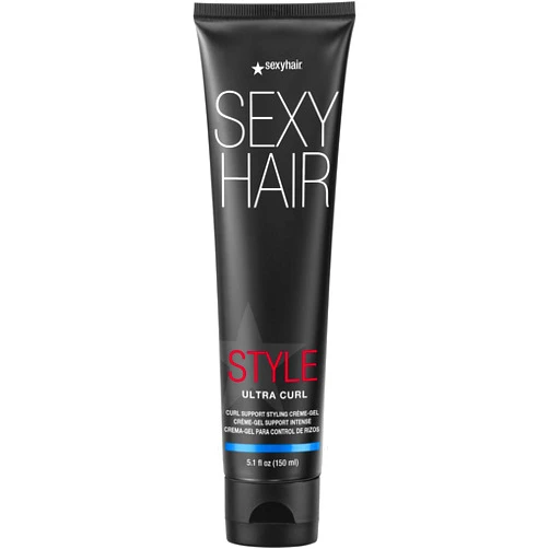 SexyHair Style Ultra Curl Support Styling Crème-Gel, 5.1 Oz | High Control | Adds Definition and Long-Lasting Shape