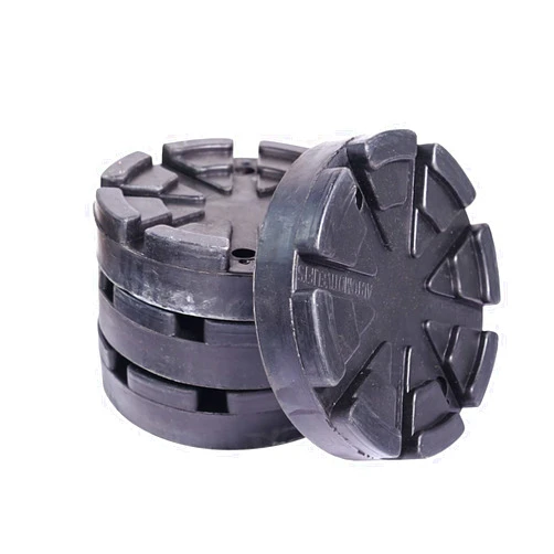 huyear 4Pcs Auto Lift Pads Rubber Car Lift Pads Round Lift Pads Accessories fit for Auto Car Lift Truck Hoist
