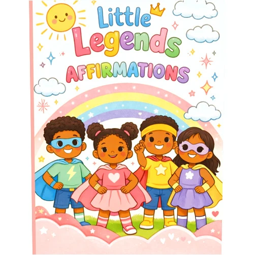 Lyniya Williams Little Legends Coloring book: Positive Affirmations for Black & Brown Kids