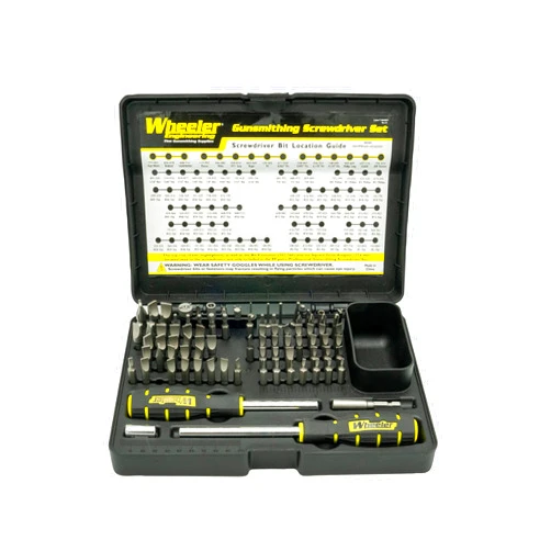 Wheeler Engineering Gunsmithing Screwdriver Set with Durable Construction and Storage Case for Gunsmithing and Maintenance