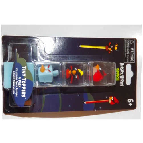 Rovio Angry Bird 4 pack Collectible pencil Toppers