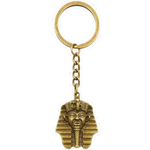Daifeige King TUT Key Chain,Egyptian Pharo Pendant,Egyptian,Ancient History,Pyramids,Gift for Egyptologist,Golden,Archeology Finding