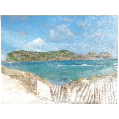 Posterazzi Collection Bathway Bay 1 Poster Print by Sheldon Lewis (12 x 9)
